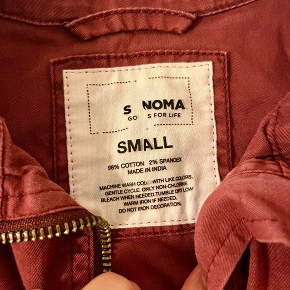 Sonoma Burgundy Fall Jacket S - Picture 5 of 5